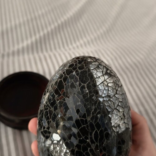 Decorative eggs on base used, very good condition