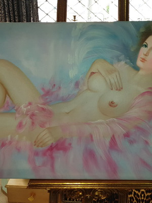 Handmade painting used