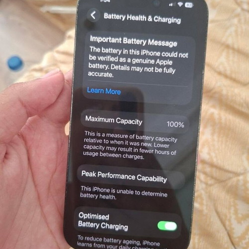 iPhone 14 Pro like new with 100% battery health