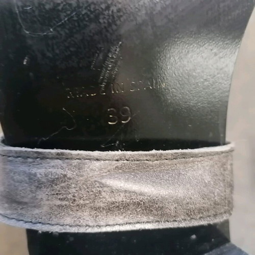 KG Kurt Geiger leather ankle boots used, gray, size 39