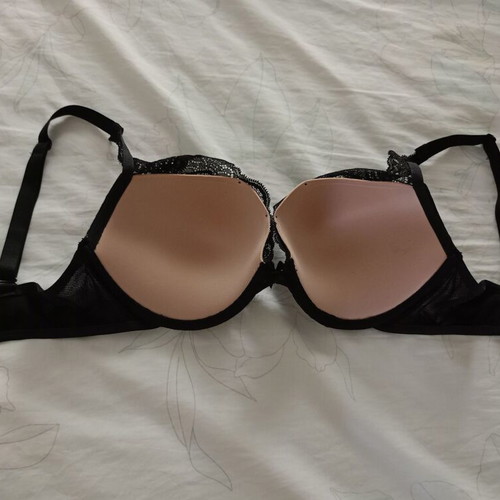 Wonderbra Push-Up Lace Triangle Bra, black