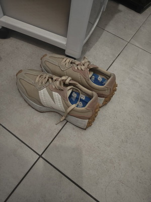 New Balance 327 brown pink shoes size 38 used, good condition