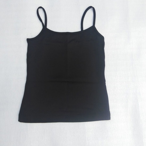 Black basic top with thin straps like new, size XXXS