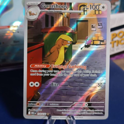 Gumshoos 153/132 Illustration Rare Mega Evolution Pokémon card