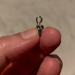 Blue pendant like new