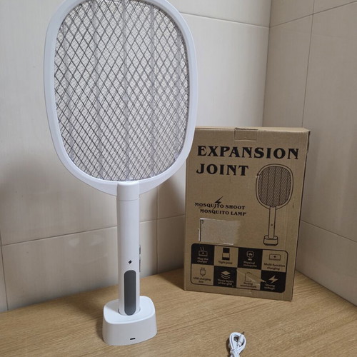 Electric Mosquito Swatter 2-in-1 with Charging Station new