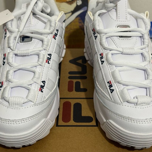 Fila D Formation athletic shoes new, size 37.5, white