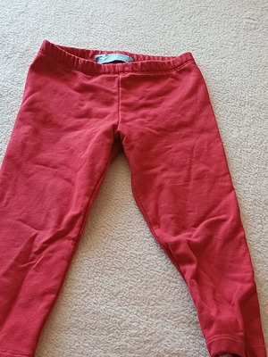 Alouette leggings like new, size 2-3 years, red