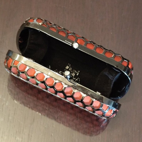 Alexi Andriotti Accessories Red Evening Clutch Bag like new