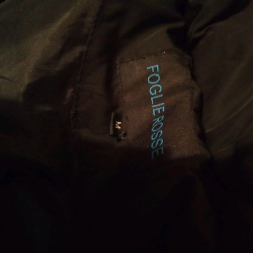Black jacket with hood used, size S