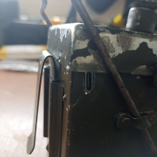 World War II Lantern used with metal handle