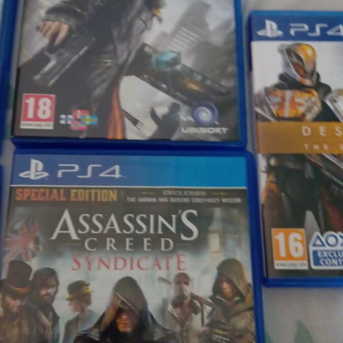 PS4 games set like new, sold together or separately