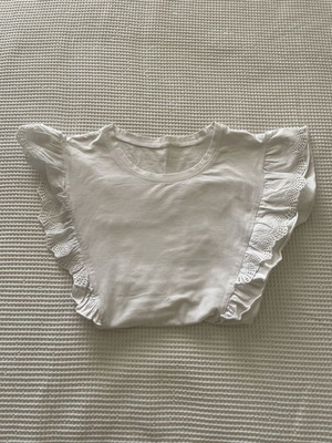 Amo & Roma cotton blouse like new, white, size M