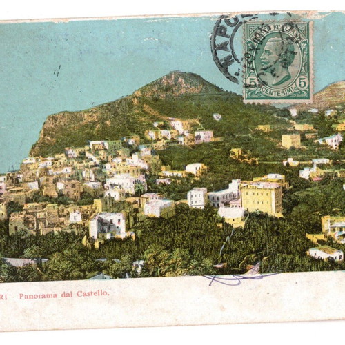 Collectible postcards used, pack of 10, 1965-80