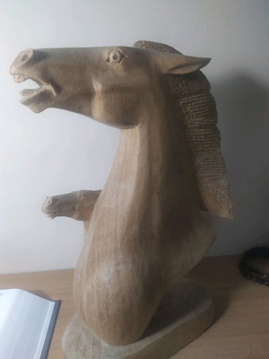 Wooden horse figurine like new