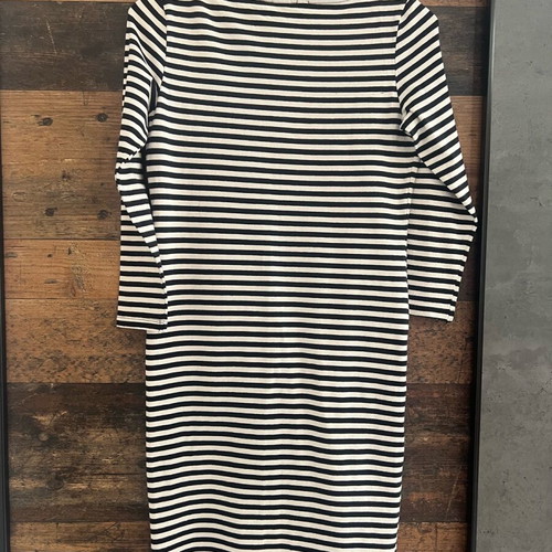 H&M women's striped dress size XS new, black and white