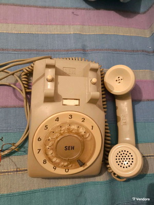Greek retro telephone Standard electric used