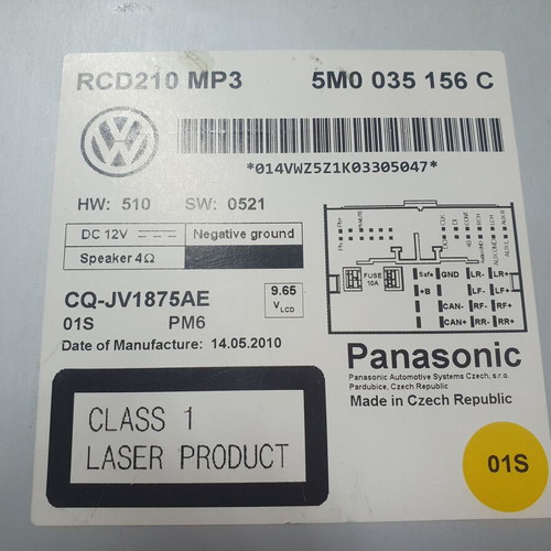 Radio-CD for VW Polo used (2010)