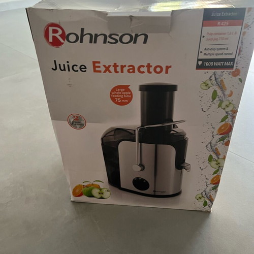 Rohnson R425 Juice Extractor 1000W refurbished, inox