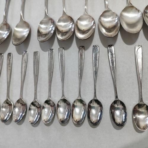 Vintage Garuda Indonesia Airlines silver-plated cutlery set used