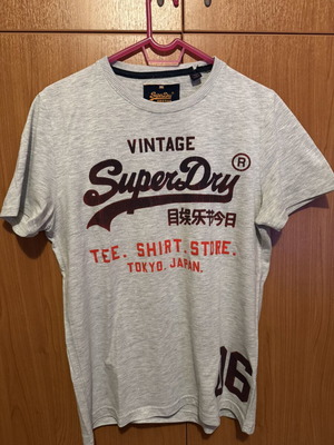 Superdry Vintage Logo T-Shirt γκρι μέγεθος M σαν καινούργιο