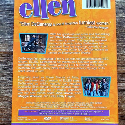 Ellen The Complete Season One DVD like new, comedy