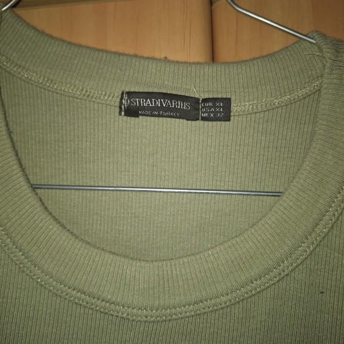 Stradivarius Khaki Blouse like new, size XL