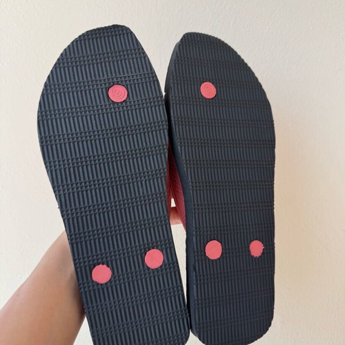 Happy People slippers unisex new, black and orange, size 40/41