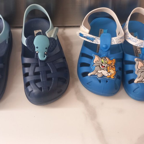 Ipanema children's sandals like new, sizes 22/23 light blue and 24 blue