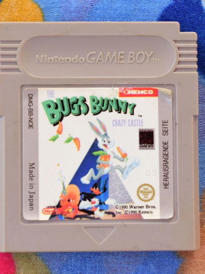 Bugs Bunny Crazy Castle Game Boy game used, puzzle platform