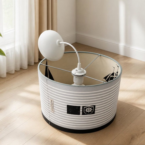 Ceiling light for children's room with fabric cover like new