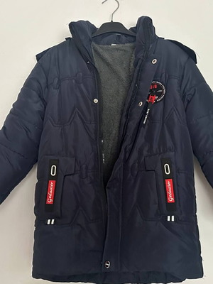 Winter jacket for kids like new, size XXL, blue