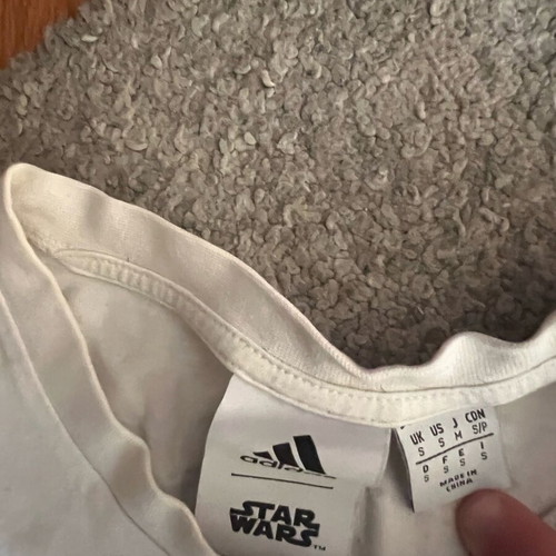 Adidas Star Wars T-shirt new, size M, white