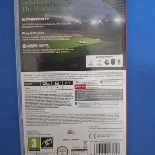 FIFA 24 Nintendo Switch game