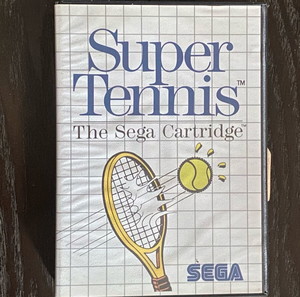 Super Tennis The Sega Cartridge SEGA Master System