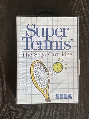 Super Tennis The Sega Cartridge SEGA Master System