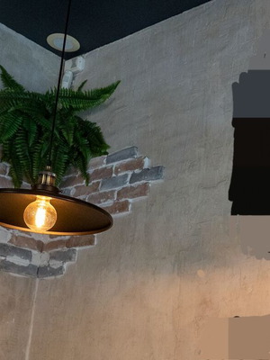 Industrial ceiling lights used, set of 6 with bulbs