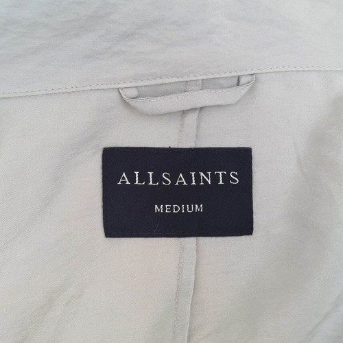 All Saints Agnes Parka women's light jacket size M grey like new