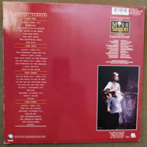 Miss Saigon 2 LP like new with 20-page booklet