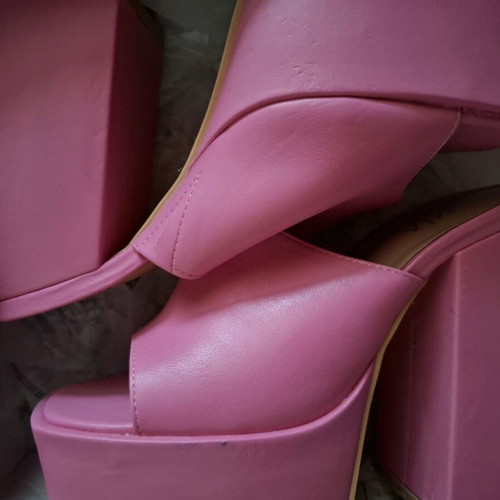 Mules platform sandals Mia size 38 pink new