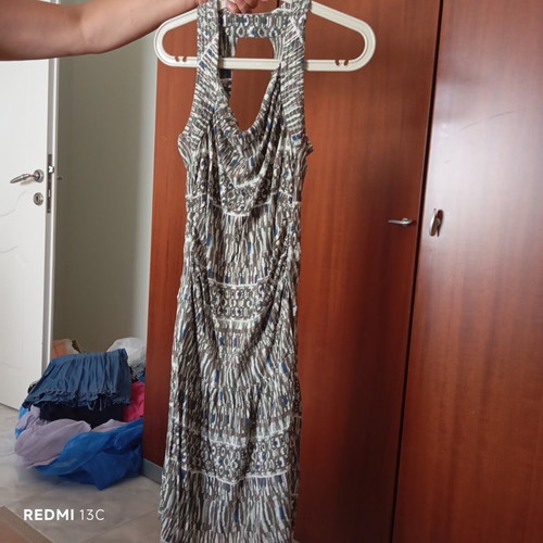 Dress with Open Back like new, gray, size M