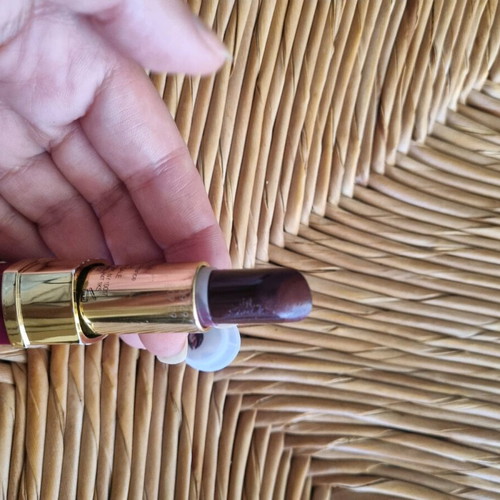 Lancome L'Absolu Rouge Lipstick used, l absolue Rouge 484