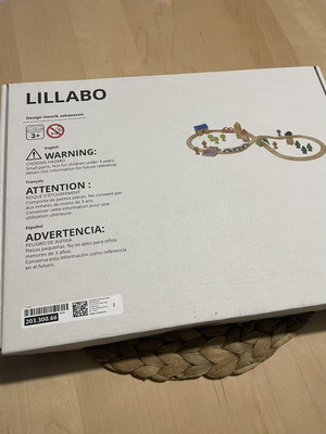 Lillabo IKEA wooden children's train set new in box