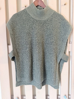 Attrattivo Women's Sleeveless Knit Like New, Green, Small
