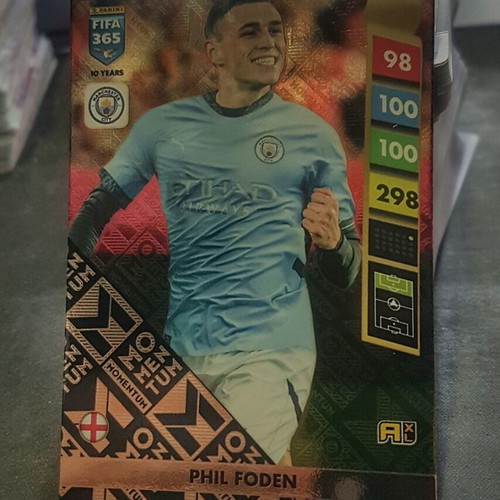 Phil Foden Momentum 2025 Panini Adrenalyn XL FIFA 365 card like new