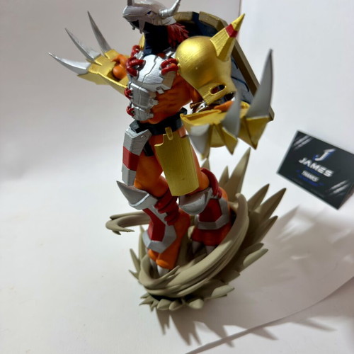 Wargreymon Digimon figure new, 23 cm