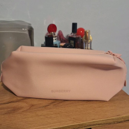 Burberry cosmetic bag new pink