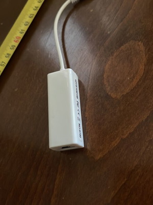 Micro USB to Ethernet RJ45 adapter like new