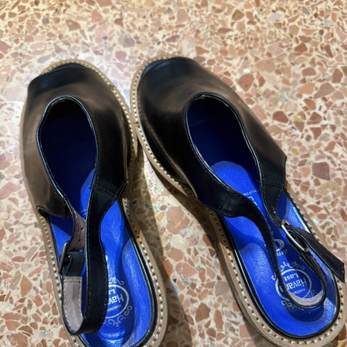 Jeffrey Campbell platform sandals size 41 like new black and blue