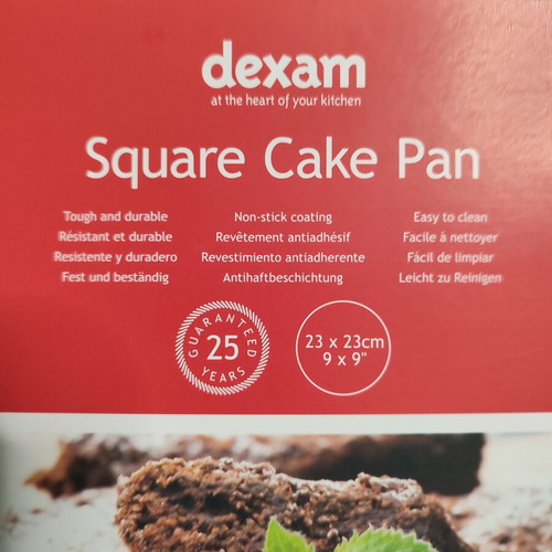 Dexam Square Cake Pan 23x23 cm new